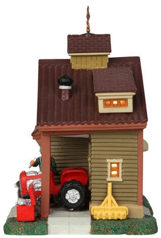 lemax-elmer-s-tractor-tracteur-miniature-de-ferme-de-collection image 2