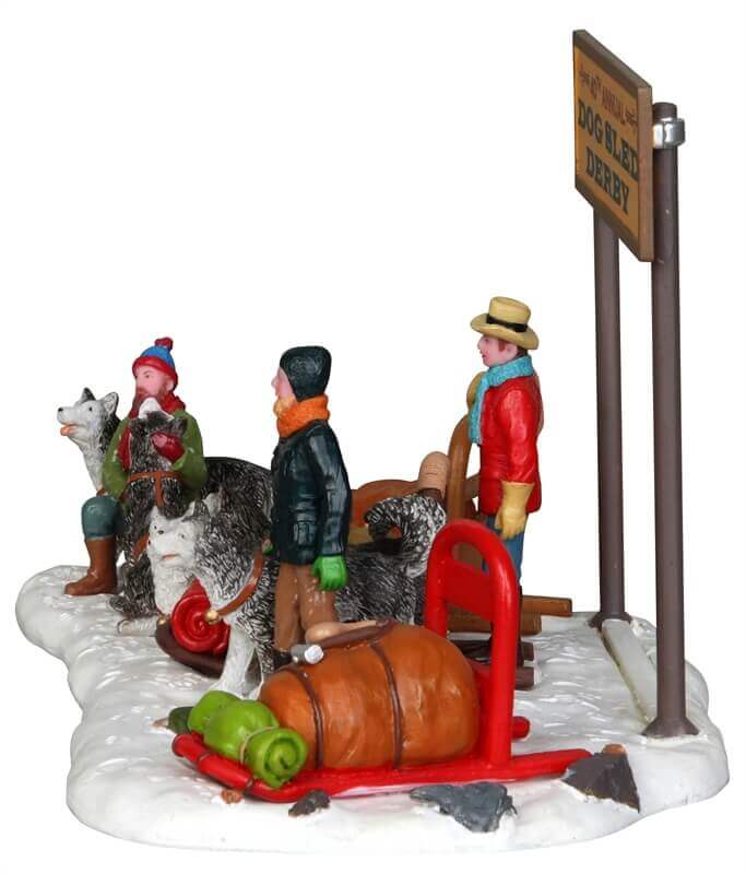 lemax-dog-sled-derby-figurine-attelage-chiens-de-tra-neau image 4