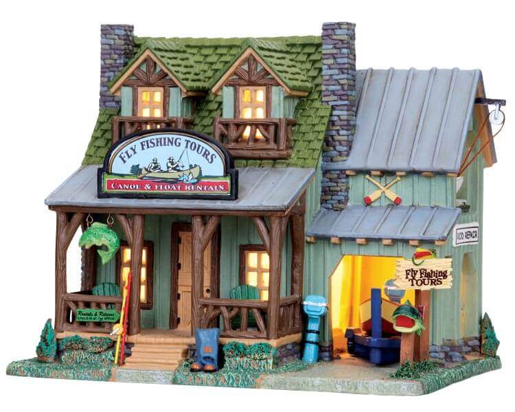 lemax-fly-fishing-tours-figurine-miniature-de-collection image 1