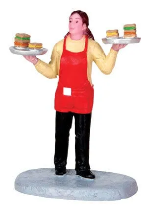 lemax-taqueria-waitress-figurine-miniature-serveuse image 1