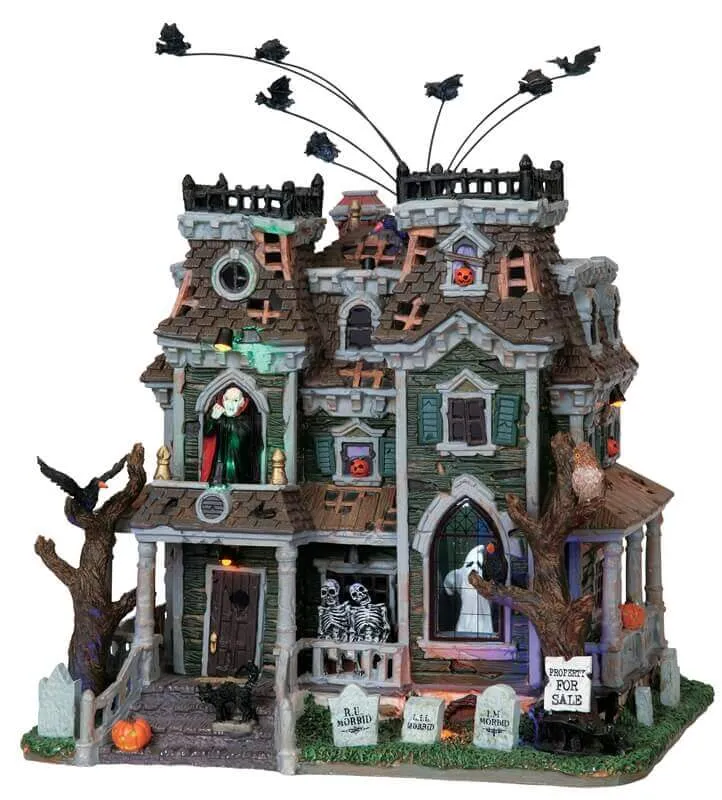 lemax-morbid-manor-manoir-hant-lumineux-spooky-town image 1