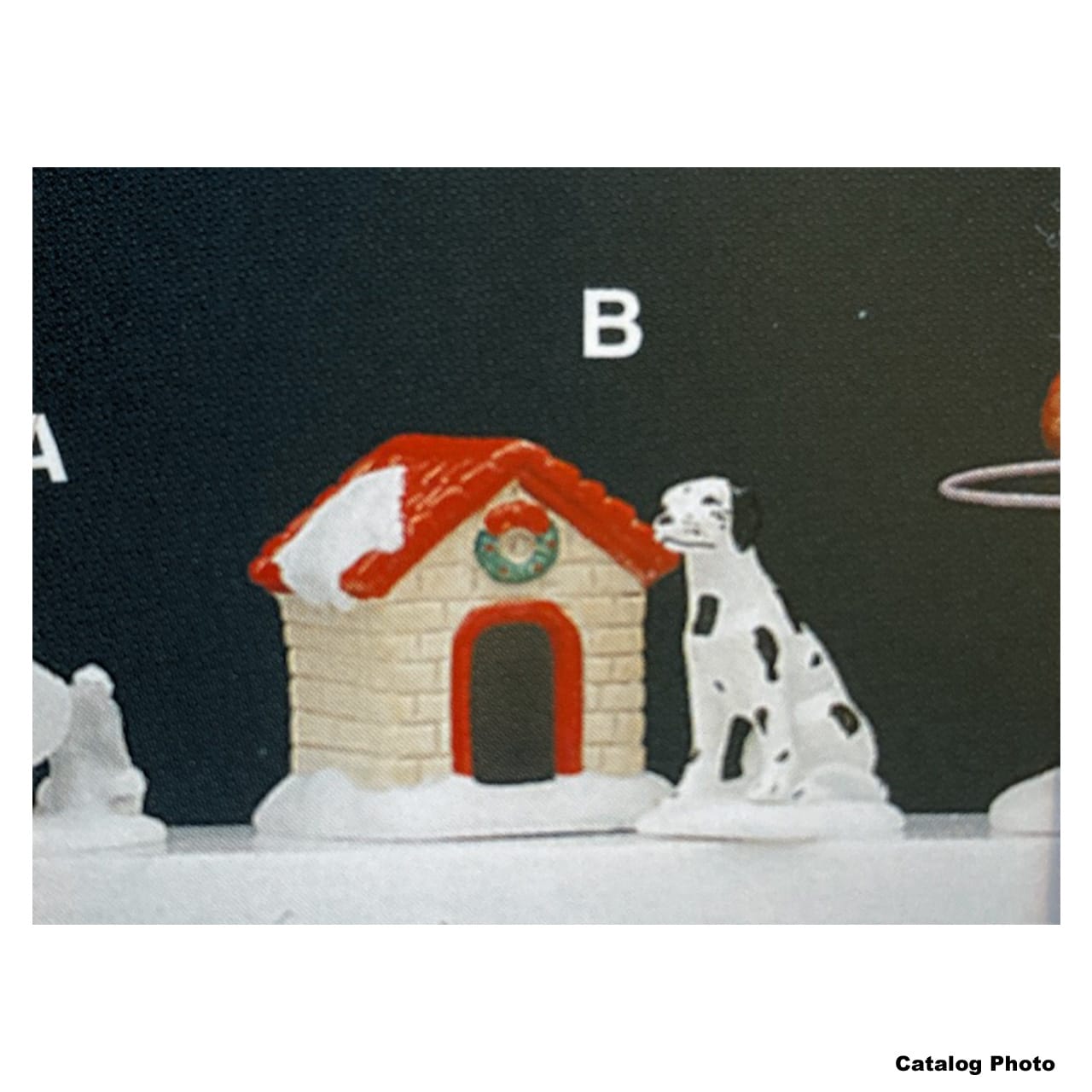 lemax-dog-house-and-dalmatian-figurine-miniature-niche-et-dalmatien image 2