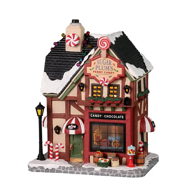 lemax-sugar-plum-s-penny-candy-boutique-miniature-lumineuse-caddington-village image 1