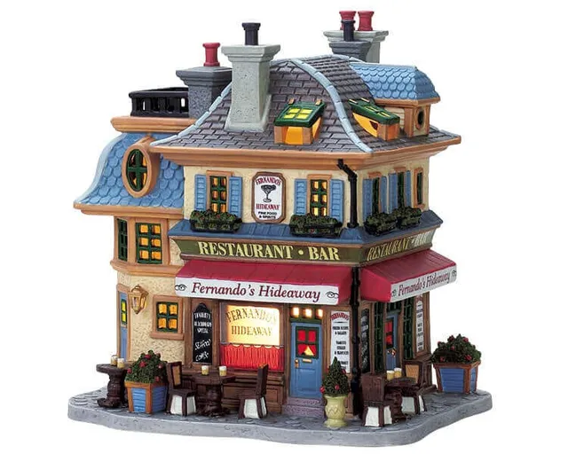 lemax-fernando-s-hideaway-maison-miniature-illumin-e-de-village-de-no-l image 1