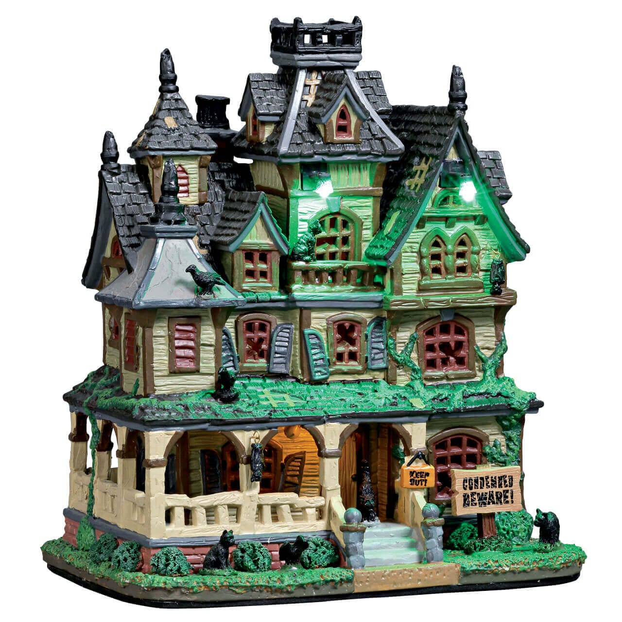 lemax-haunted-mansion-manoir-hant-lumineux-spooky-town image 2