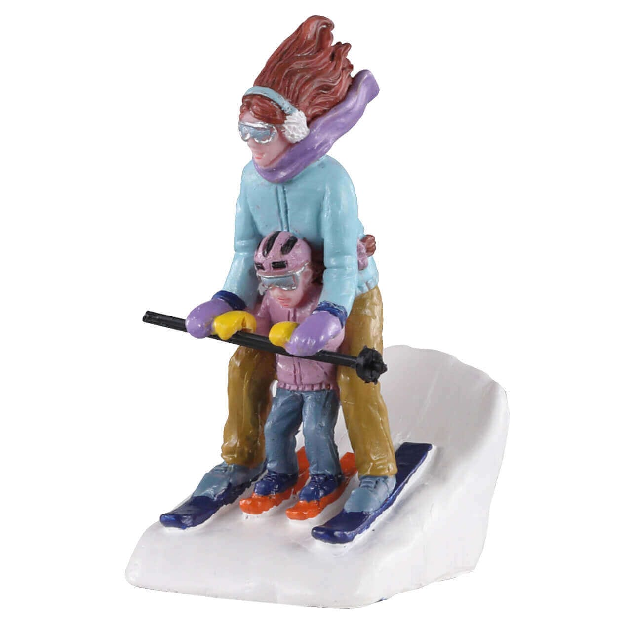 lemax-mommy-me-ski-figurine-miniature-ski-vail-village image 1