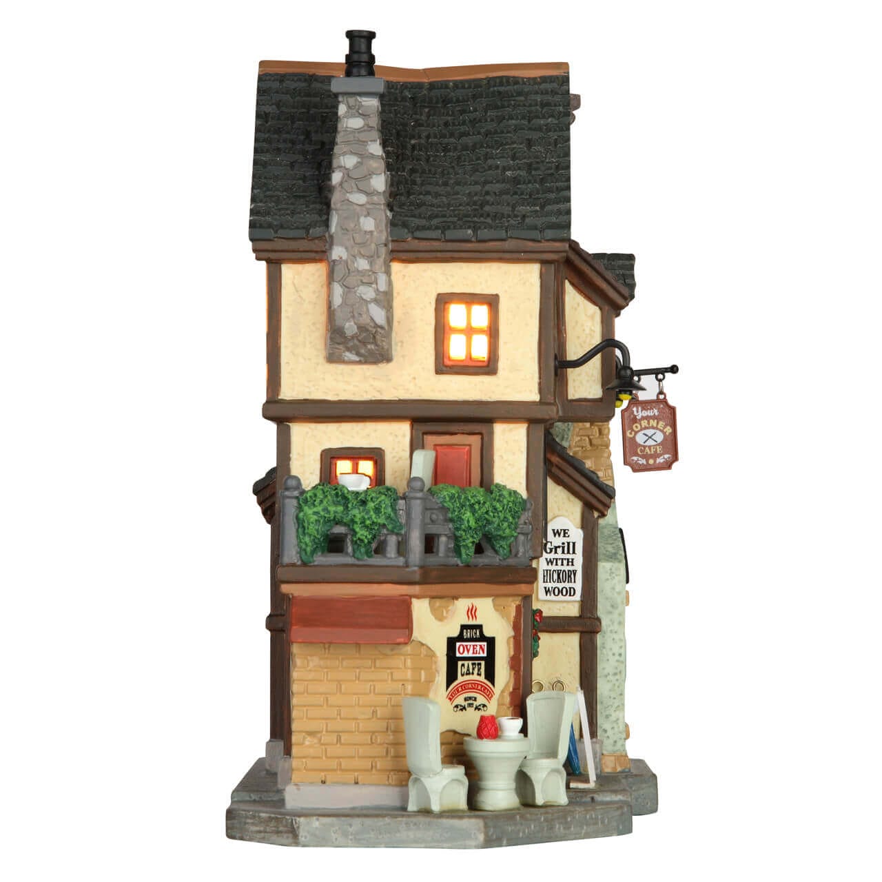 lemax-the-brick-oven-cafe-miniature-b-timent-caf-de-village image 2