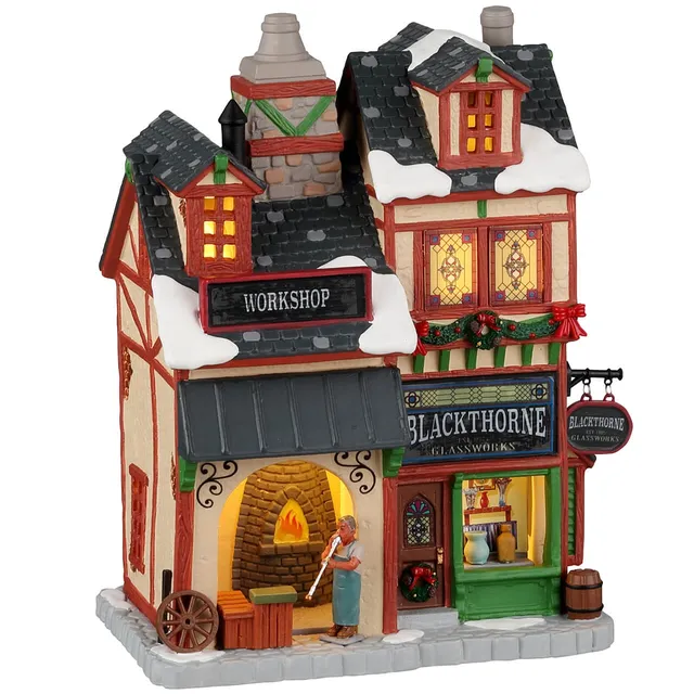 lemax-blackthorne-glassworks-verrerie-miniature-caddington image 1