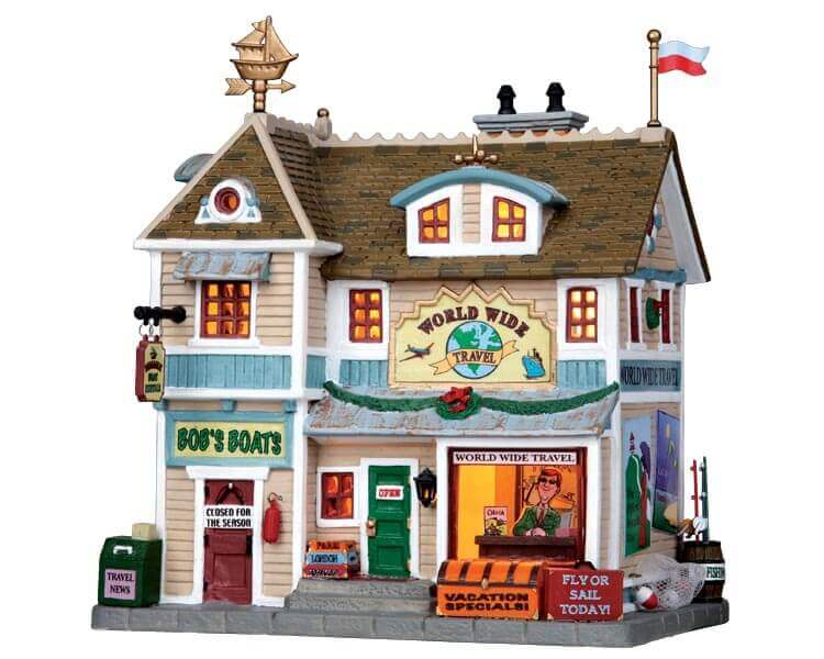 lemax-world-wide-travel-boutique-voyage-miniature-village-de-no-l image 1