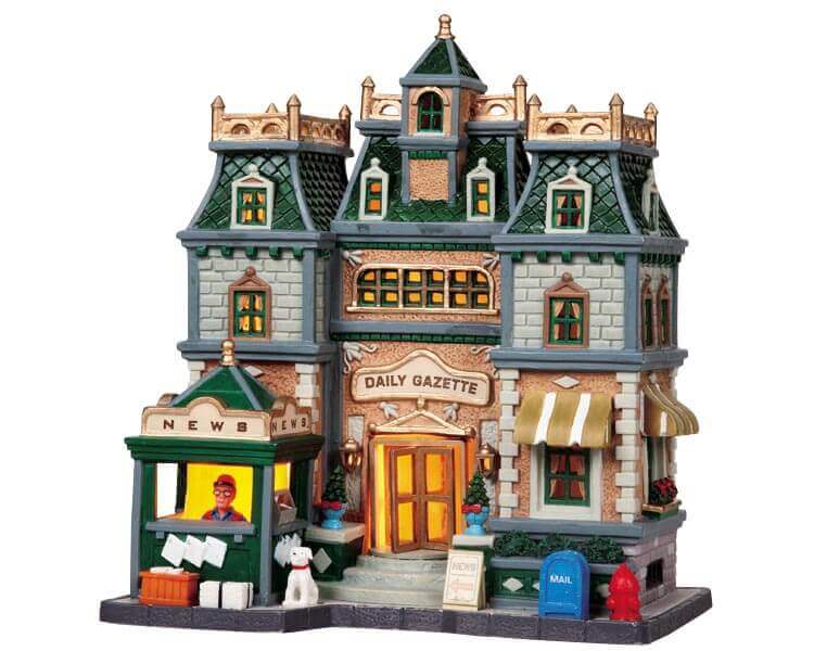 lemax-daily-gazette-b-timent-miniature-village-de-no-l image 1