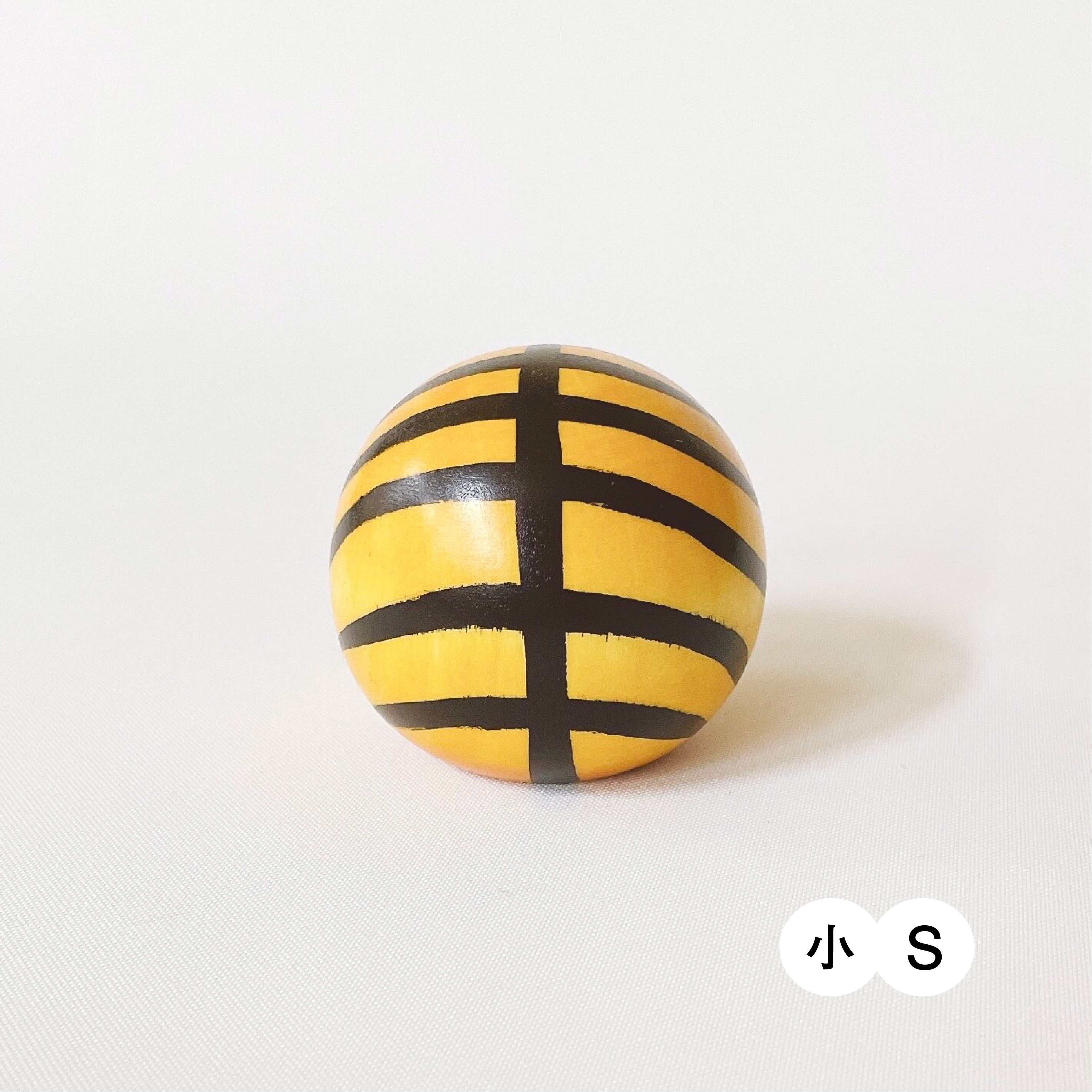 usaburo-kokeshi-yurakoro-tigre-figurine-uf-culbuto-bois image 3