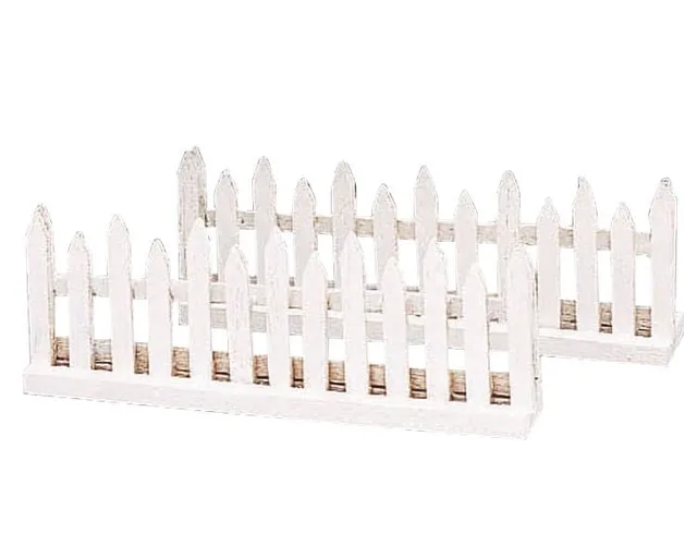 lemax-wooden-fence-accessoire-miniature-cl-ture-en-bois image 1