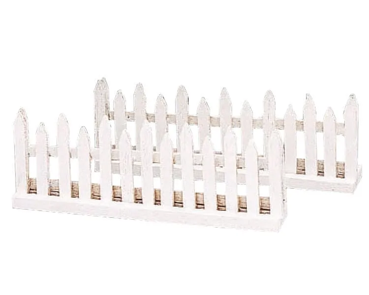 lemax-wooden-fence-accessoire-miniature-cl-ture-en-bois image 1