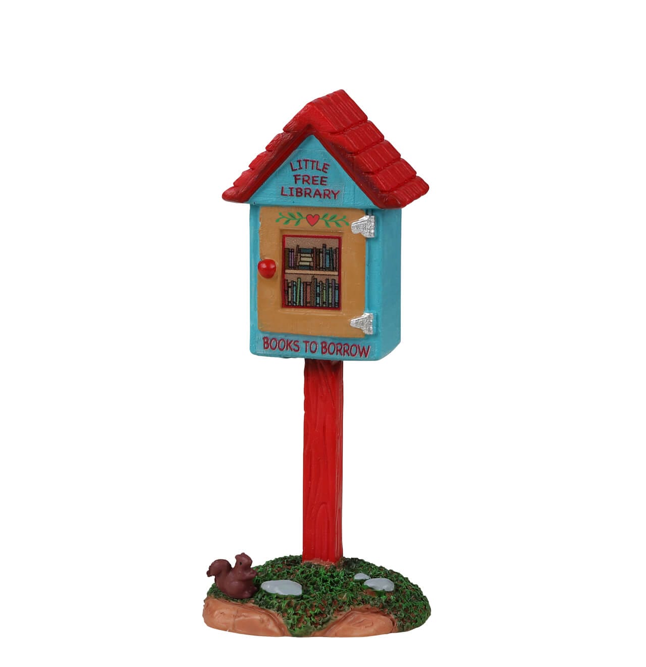 lemax-little-free-library-miniature-bo-te-livres-village image 1
