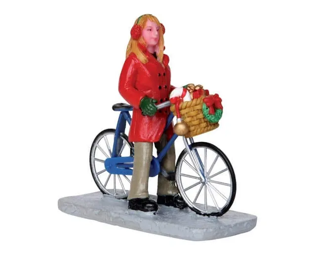 lemax-cycling-shopping-trip-figurine-miniature-v-lo image 1