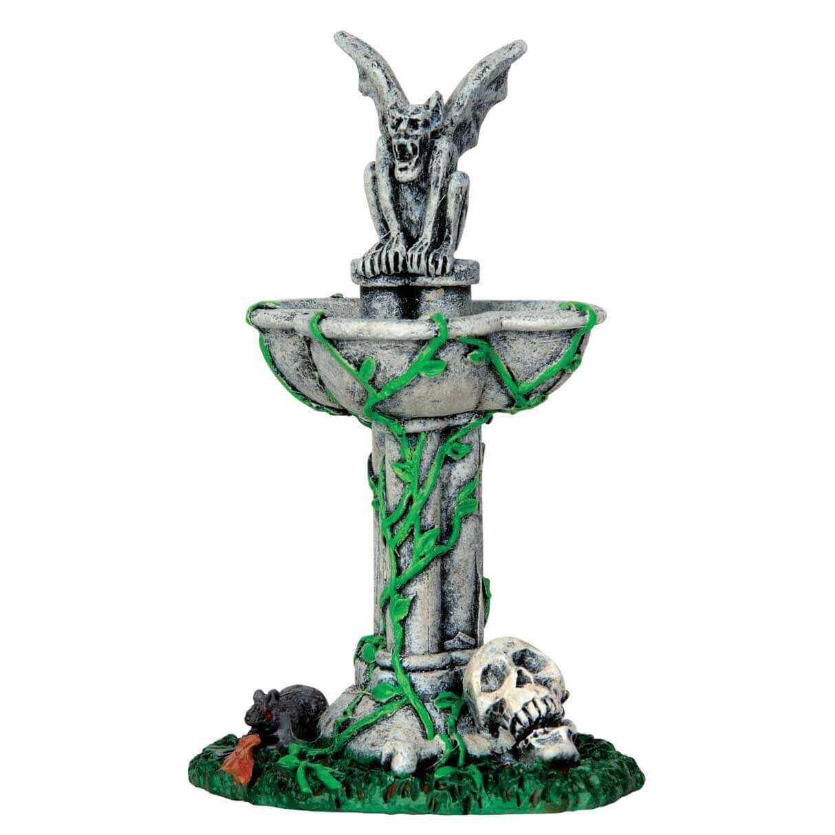 lemax-abandoned-fountain-fontaine-abandonn-e-spooky-town image 2