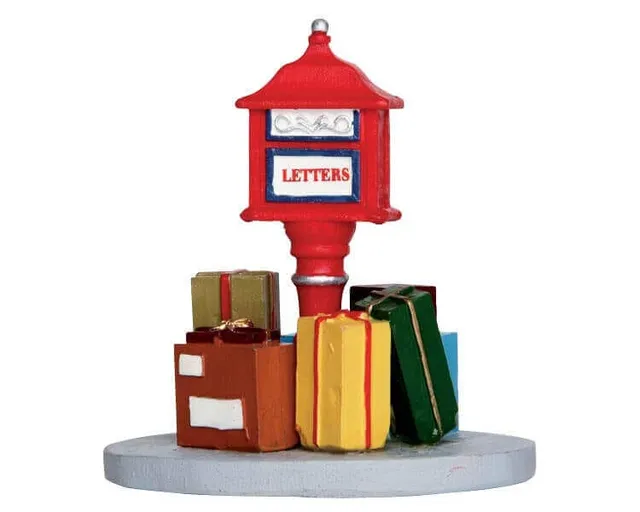 lemax-overloaded-mailbox-figurine-bo-te-aux-lettres-village-miniature image 1