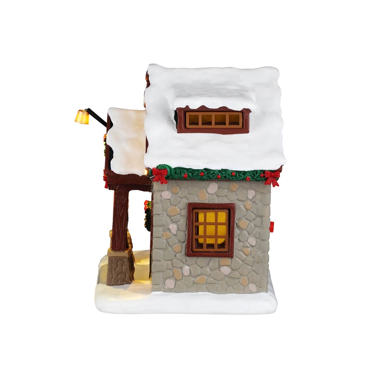 lemax-ski-shop-vail-village-boutique-de-ski-miniature-lumineuse image 4