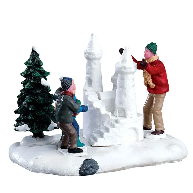 lemax-snow-castle-ch-teau-de-neige-miniature image 1