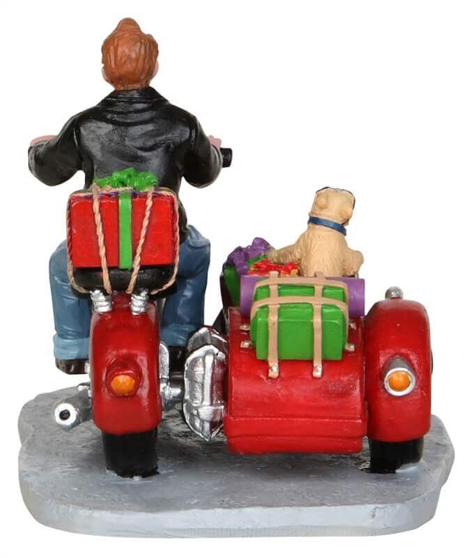 lemax-side-car-santa-figurine-miniature-no-l-moto-avec-side-car image 3