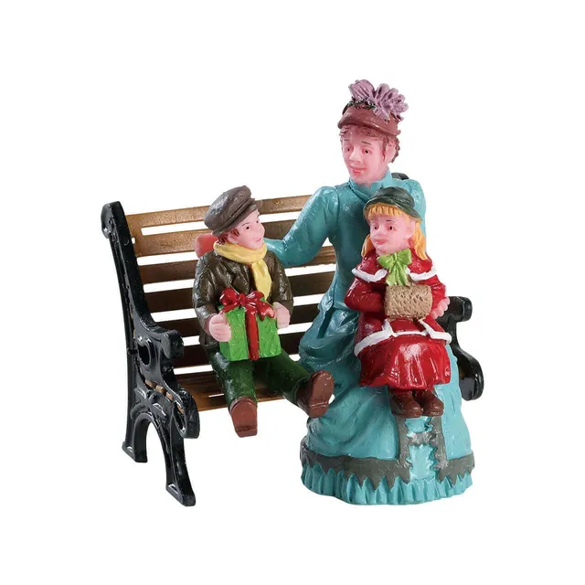 lemax-sitting-together-figurine-miniature-caddington image 1