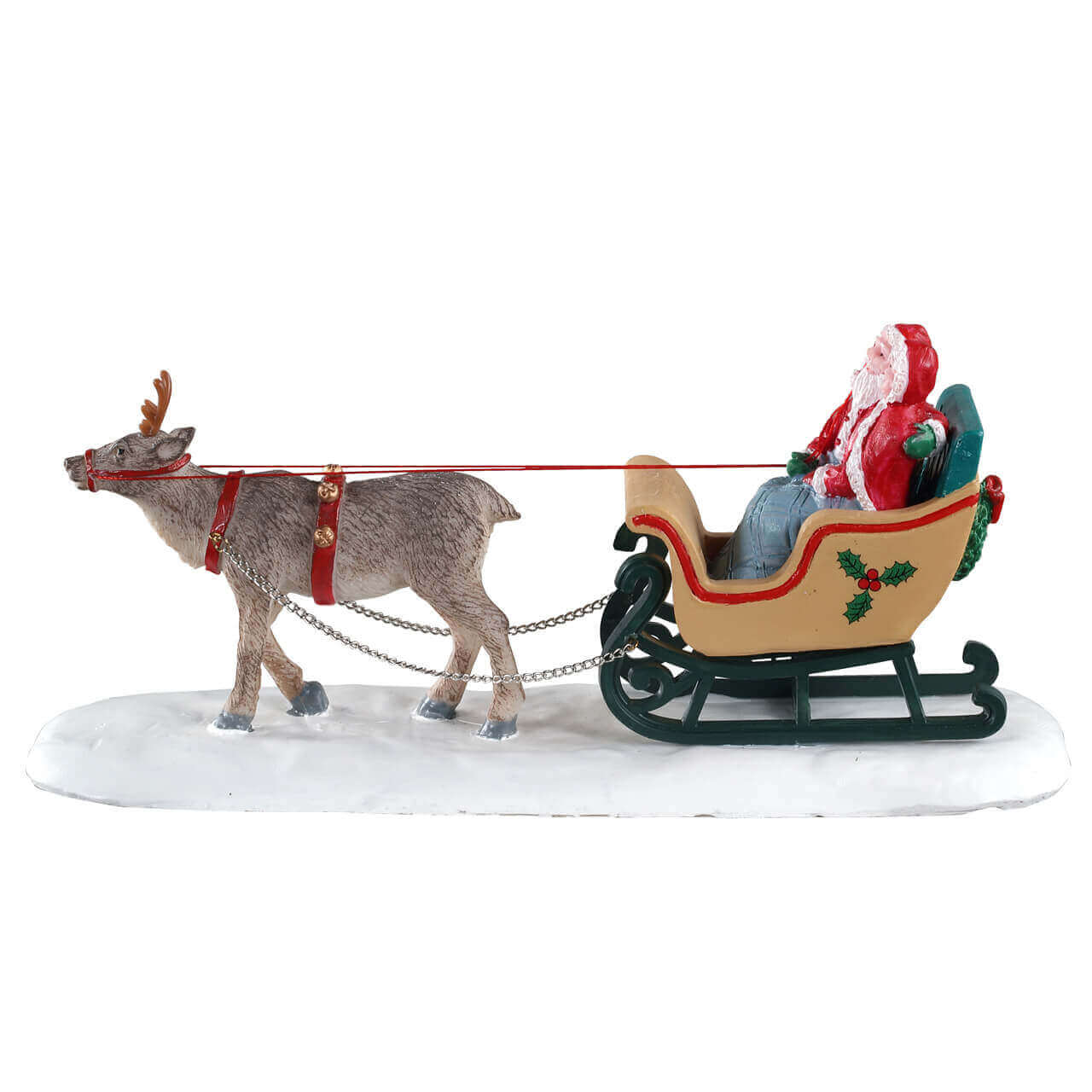 lemax-north-pole-sleigh-ride-figurine-miniature-tra-neau-p-re-no-l-et-m-re-no-l image 3