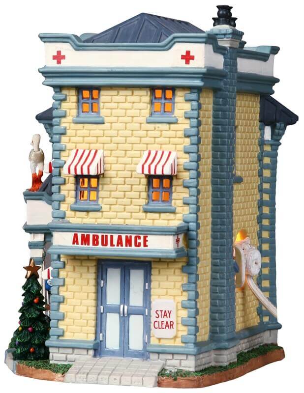 lemax-smith-memorial-hospital-miniature-de-village-de-collection image 2