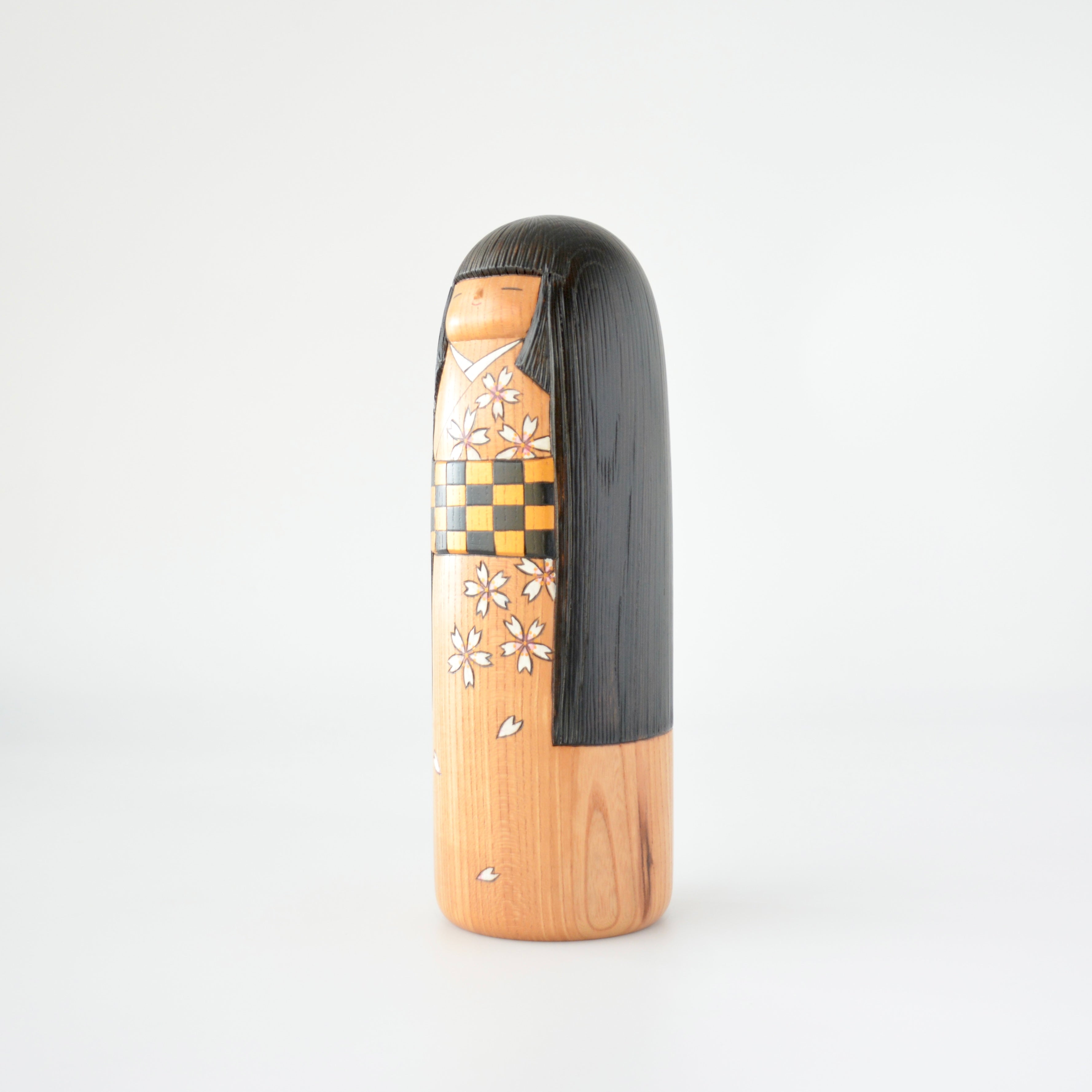 usaburo-kokeshi-hana-no-sato-jardin-de-fleurs-yuji-okamoto-85x85x245mm-dition-li image 2