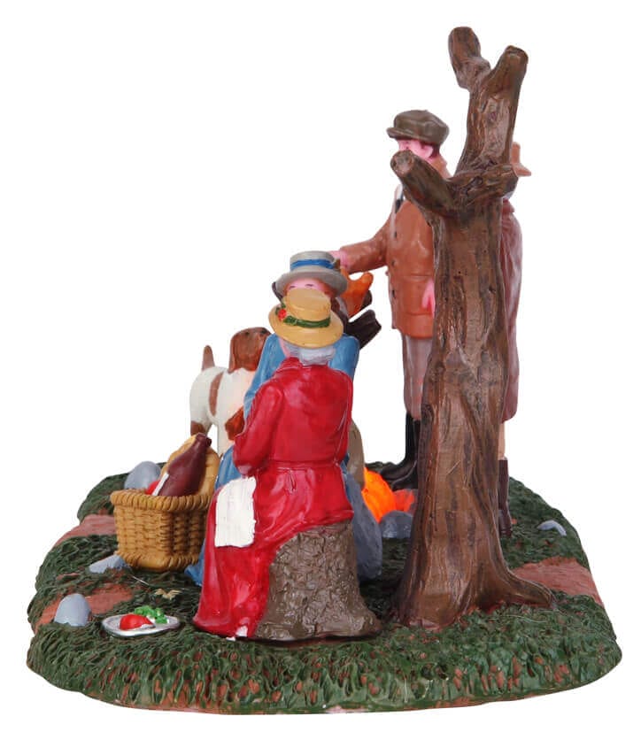 lemax-hunting-party-roast-figurine-miniature-chasse image 2
