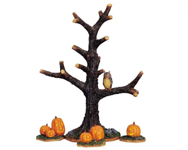 lemax-spooky-tree-pumpkins-d-cor-miniature-halloween-spooky-town image 1