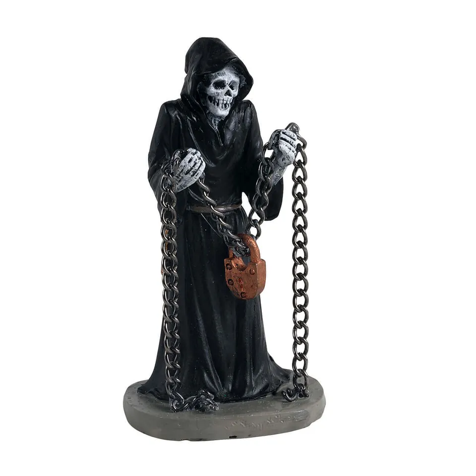 lemax-chains-figurine-squelette-spooky-town image 1