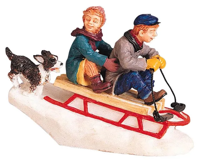 lemax-racing-downhill-figurine-miniature-de-ski image 1