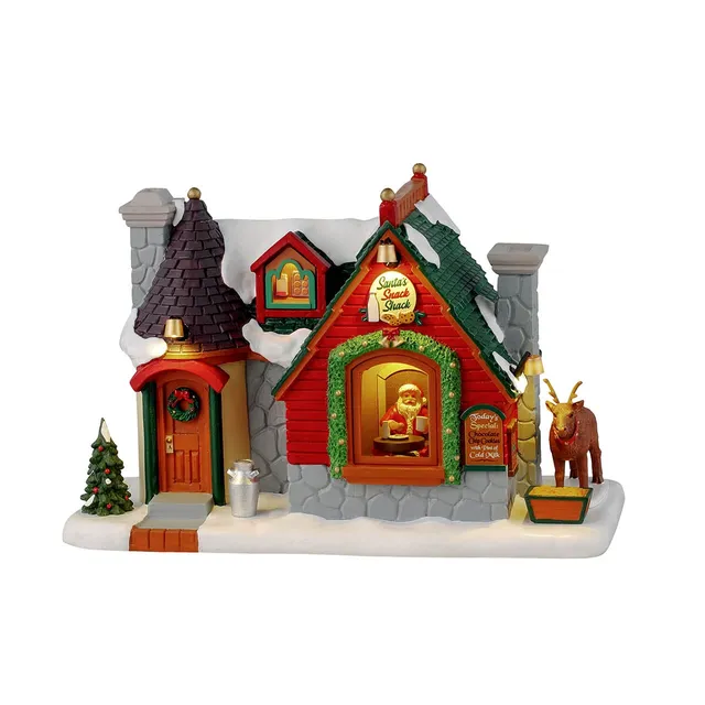 lemax-santa-s-snack-shack-chalet-gourmand-santa-s-wonderland image 1
