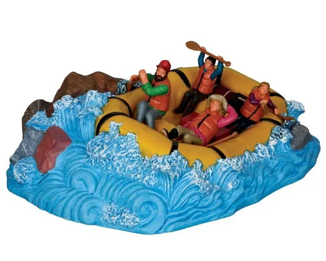 lemax-white-water-ruckus-attraction-rivi-re-miniature image 1