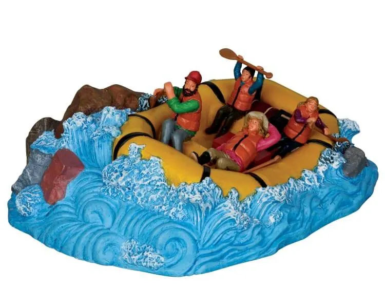 lemax-white-water-ruckus-attraction-rivi-re-miniature image 1