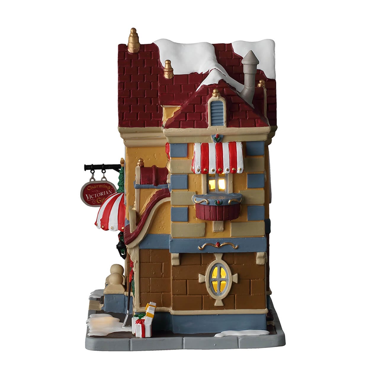 lemax-father-christmas-gift-shop-boutique-p-re-no-l-caddington-lumineuse image 3