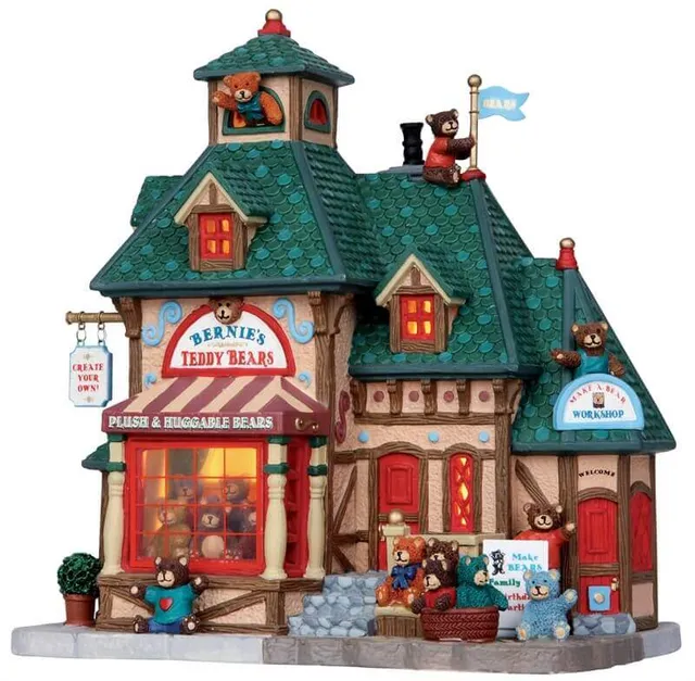 lemax-bernie-s-teddy-bears-boutique-miniature-village-de-no-l image 1