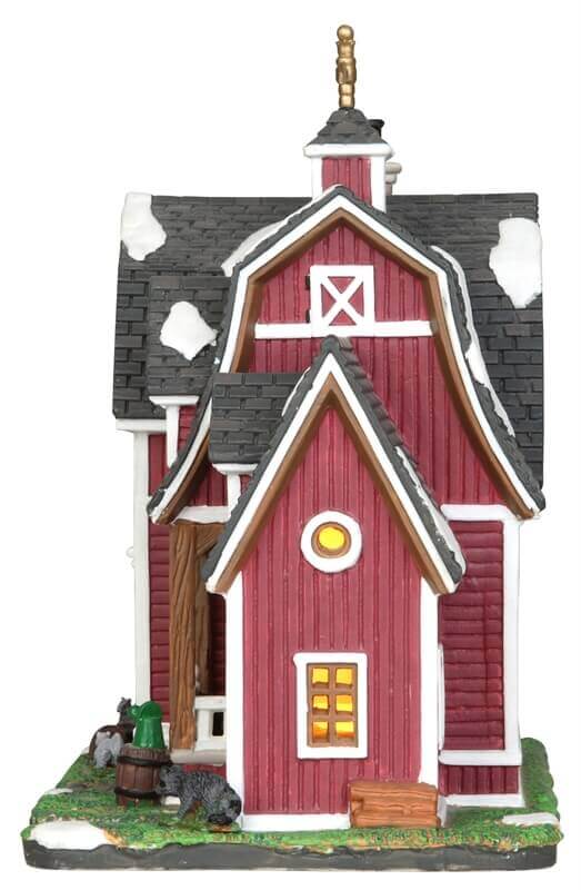lemax-barn-house-grange-miniature-de-ferme-de-collection image 2