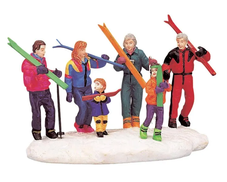 lemax-skiing-party-sc-ne-village-miniature-ski image 1