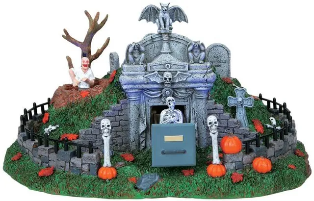 lemax-hillside-mausoleum-mausol-e-anim-spooky-town image 1