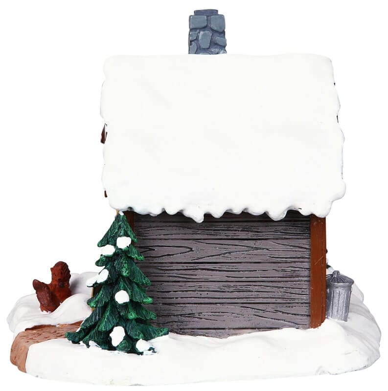 lemax-warming-hut-miniature-cabane-d-hiver-de-collection image 2