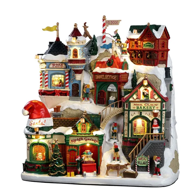 lemax-santa-s-village-d-cor-miniature-artisanal-de-collection image 1