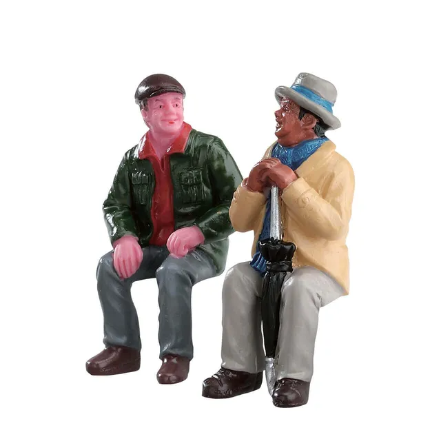lemax-chatting-with-old-friends-set-figurines-miniatures image 1