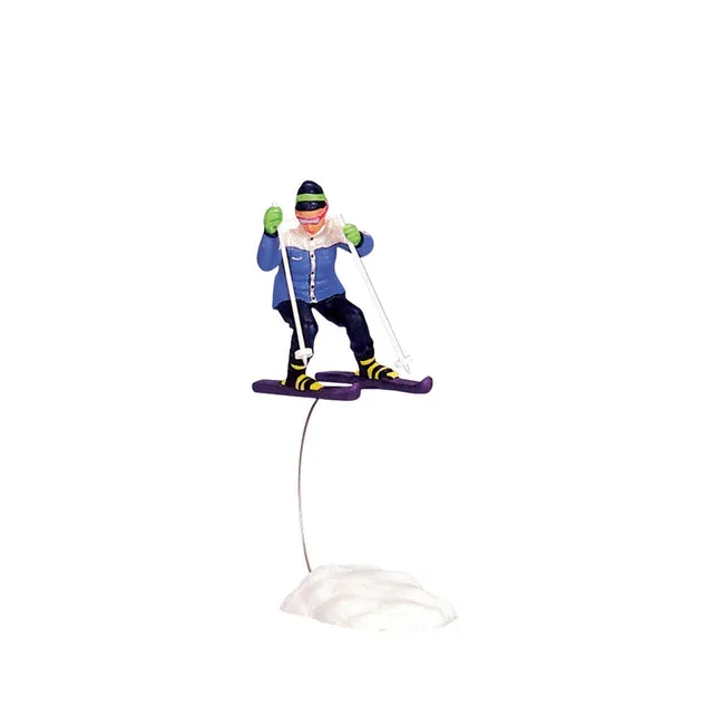 lemax-sking-girl-figurine-de-collection-vail-village-ski image 1