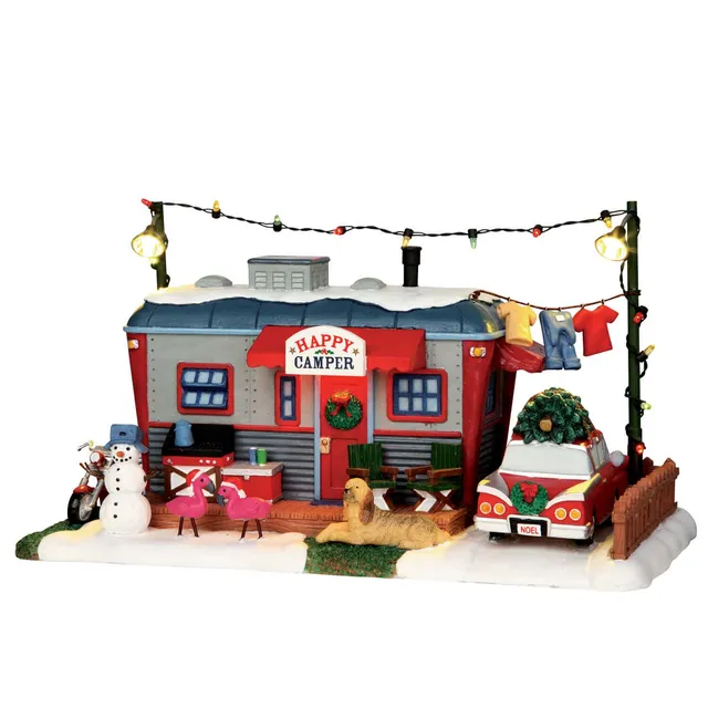 lemax-happy-camper-figurine-miniature-camping-village-de-no-l image 1