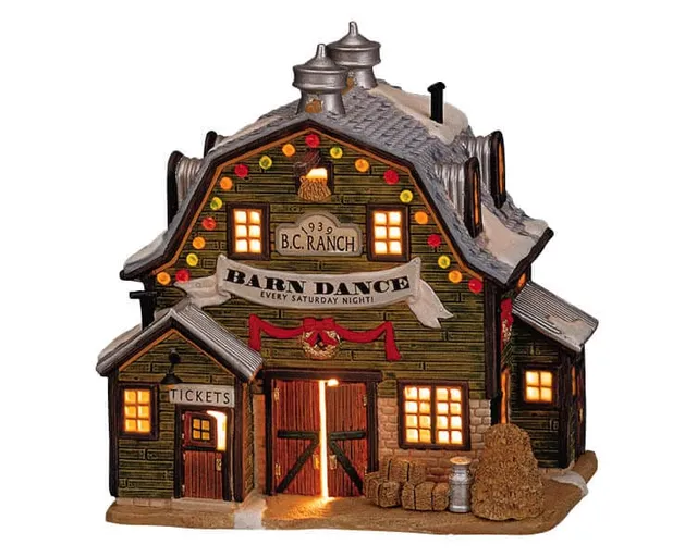 lemax-barn-dance-b-timent-miniature-village-anim image 1