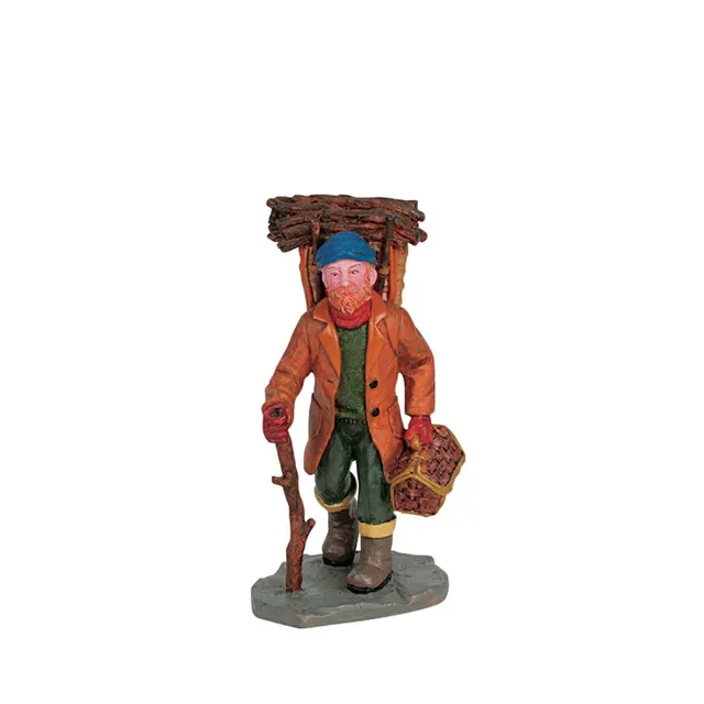 lemax-gathering-kindling-figurine-ramassage-de-bois-miniature image 1