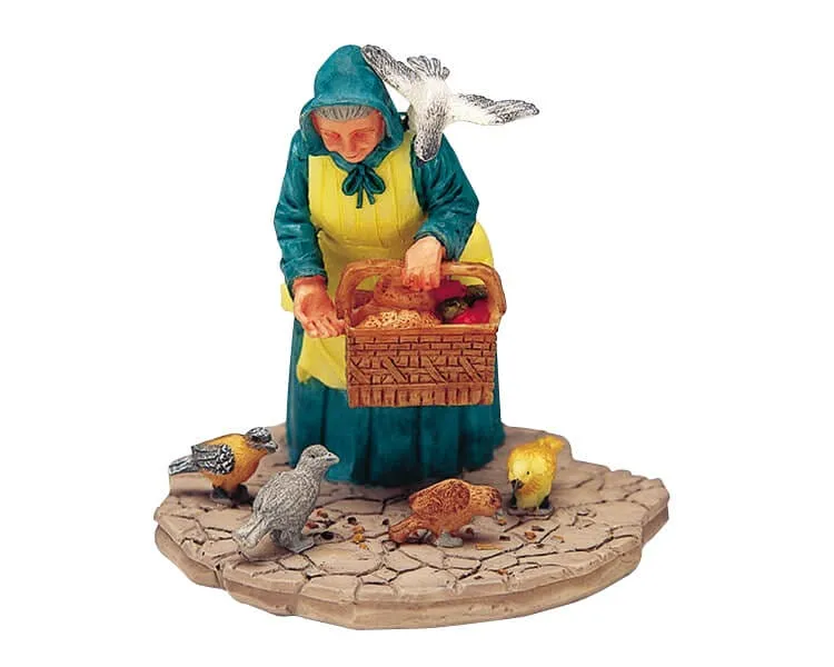 lemax-feed-the-birds-figurine-miniature-nourrir-les-oiseaux image 1