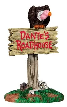 lemax-roadhouse-sign-panneau-lumineux-spooky-town image 1