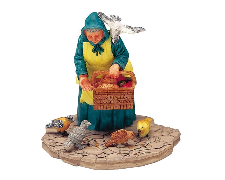 lemax-feed-the-birds-figurine-miniature-nourrir-les-oiseaux image 1